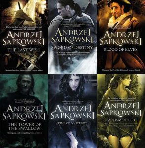 Witcher books by Andrzej Sapkowski